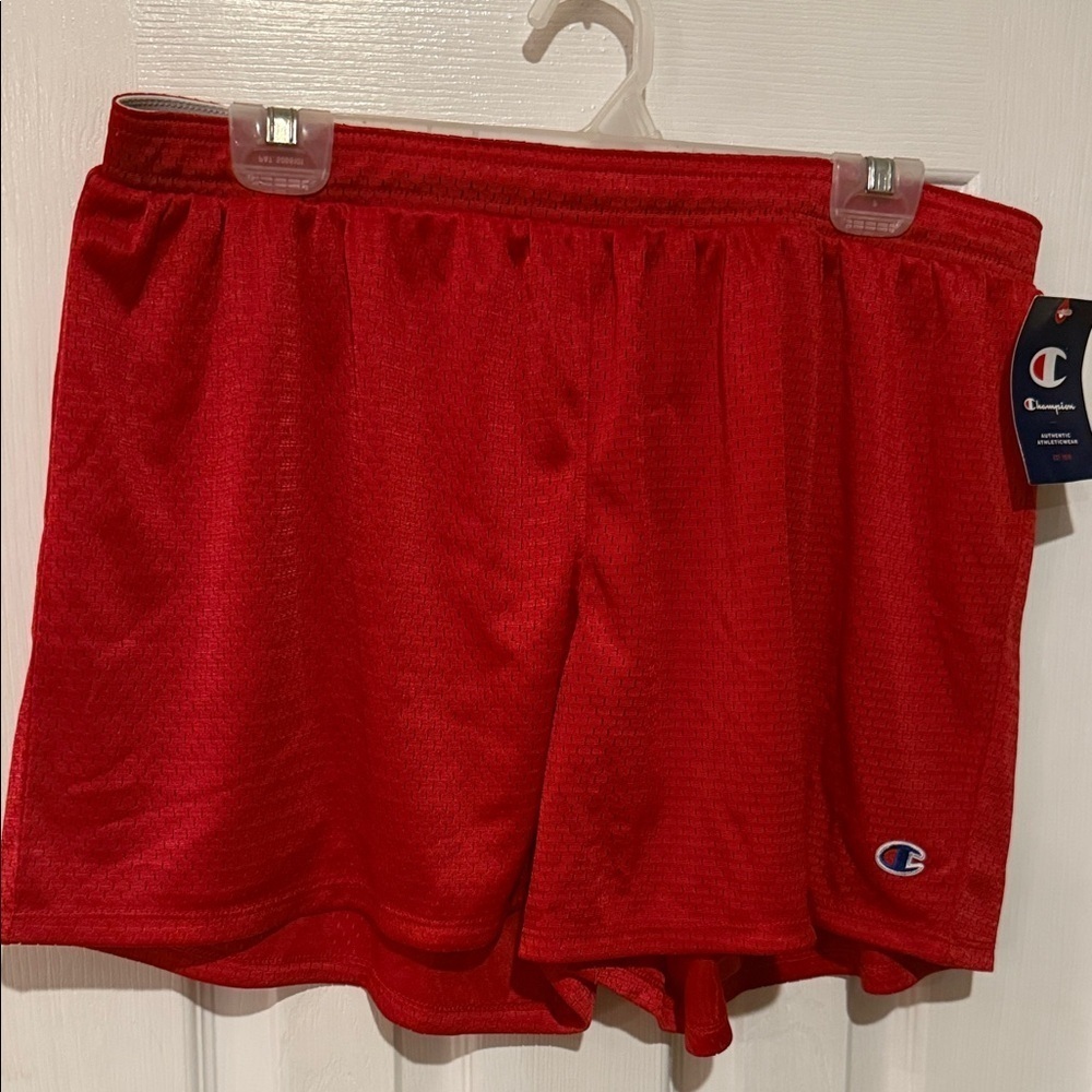 Champion Red Athletic Shorts